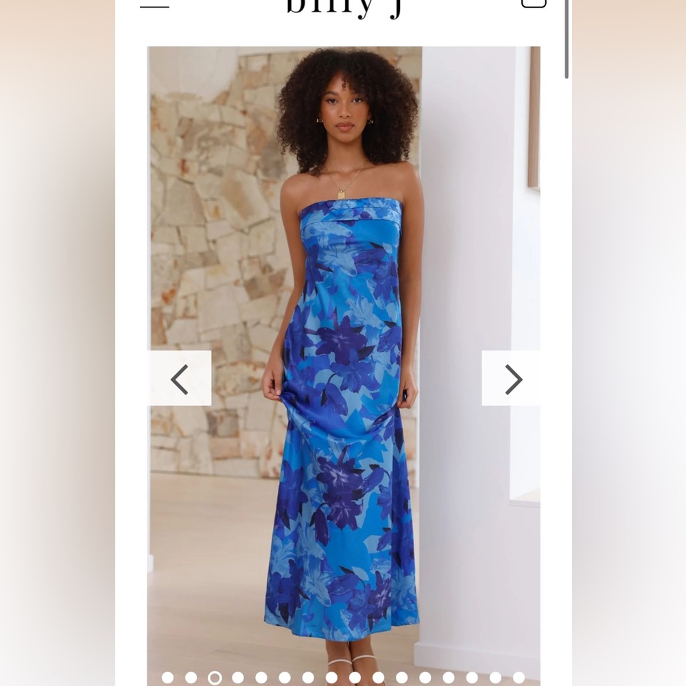 NWT Billy J Boutique Miya Maxi dress size 8